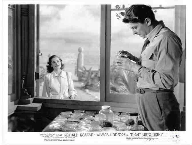 NIGHT UNTO NIGHT, 1949, movie stills, Ronald Reagan, Viveca Lindfors