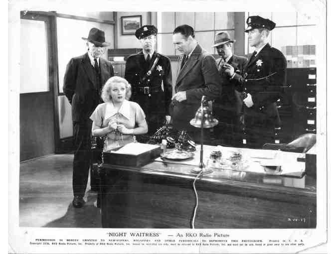 NIGHT WAITRESS, 1936, movie stills, Margot Grahame, Gordon Jones
