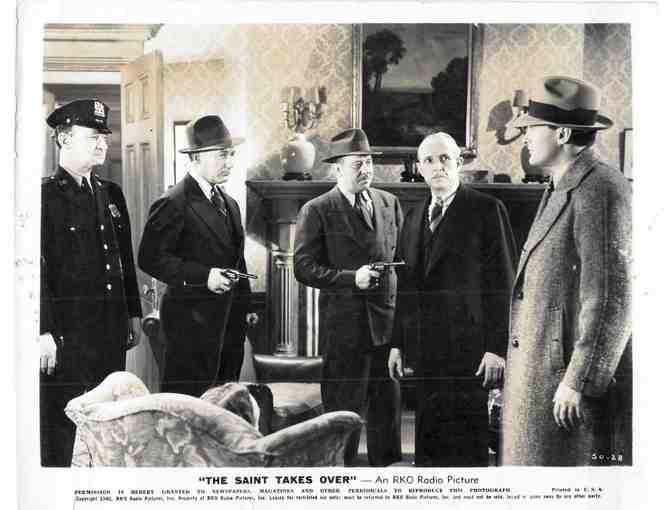 SAINT TAKES OVER, 1940, movie stills, George Sanders, Wendy Barrie