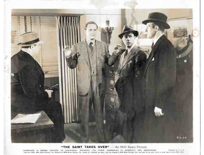 SAINT TAKES OVER, 1940, movie stills, George Sanders, Wendy Barrie