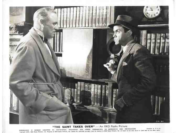 SAINT TAKES OVER, 1940, movie stills, George Sanders, Wendy Barrie