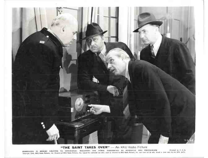 SAINT TAKES OVER, 1940, movie stills, George Sanders, Wendy Barrie