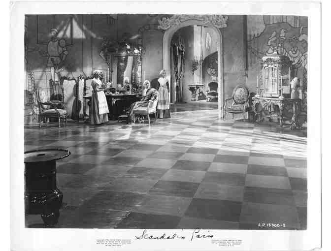 SCANDAL IN PARIS, 1946, movie stills, George Sanders, Carole Landis