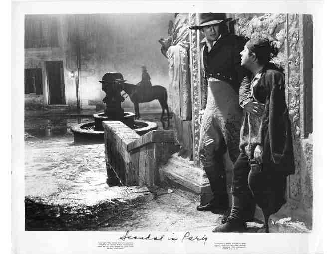 SCANDAL IN PARIS, 1946, movie stills, George Sanders, Carole Landis