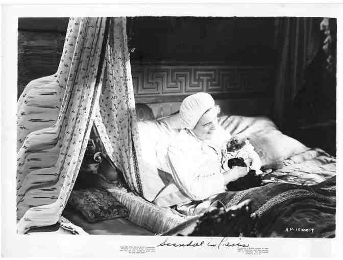 SCANDAL IN PARIS, 1946, movie stills, George Sanders, Carole Landis