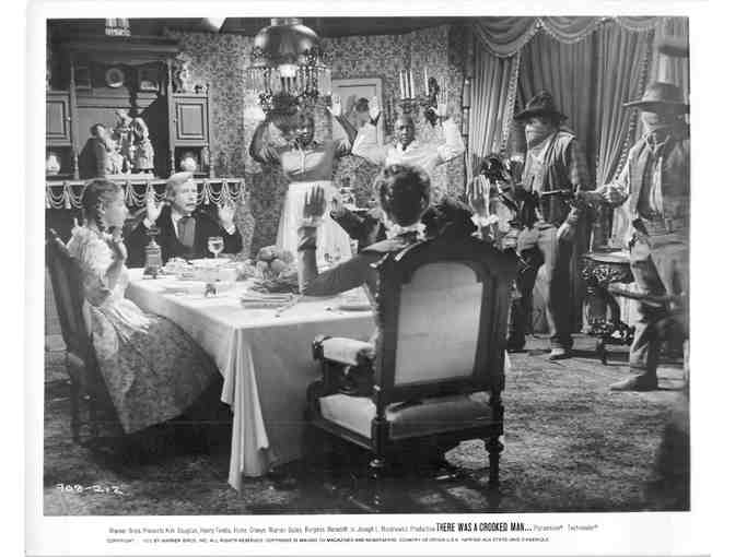 THERE WAS A CROOKED MAN, 1970, movie stills, Kirk Douglas