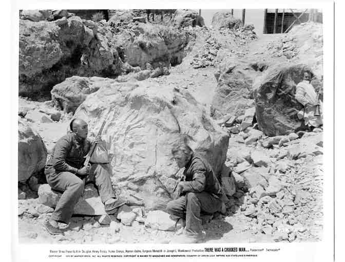 THERE WAS A CROOKED MAN, 1970, movie stills, Kirk Douglas