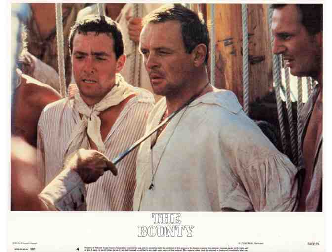 BOUNTY, 1984, lobby cards set, Mel Gibson, Anthony Hopkins