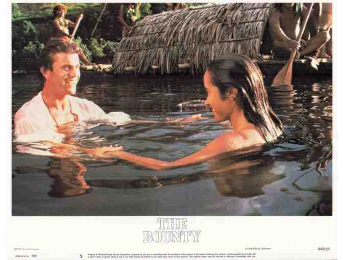 BOUNTY, 1984, lobby cards set, Mel Gibson, Anthony Hopkins