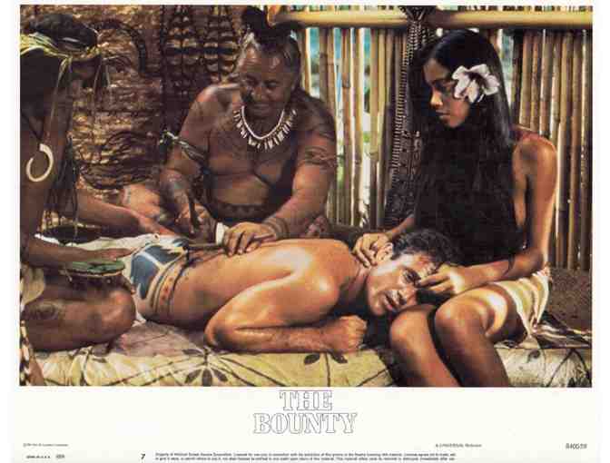 BOUNTY, 1984, lobby cards set, Mel Gibson, Anthony Hopkins