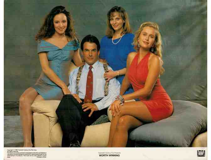 WORTH WINNING, 1989, lobby card set, Mark Harmon, Lesley Ann Warren