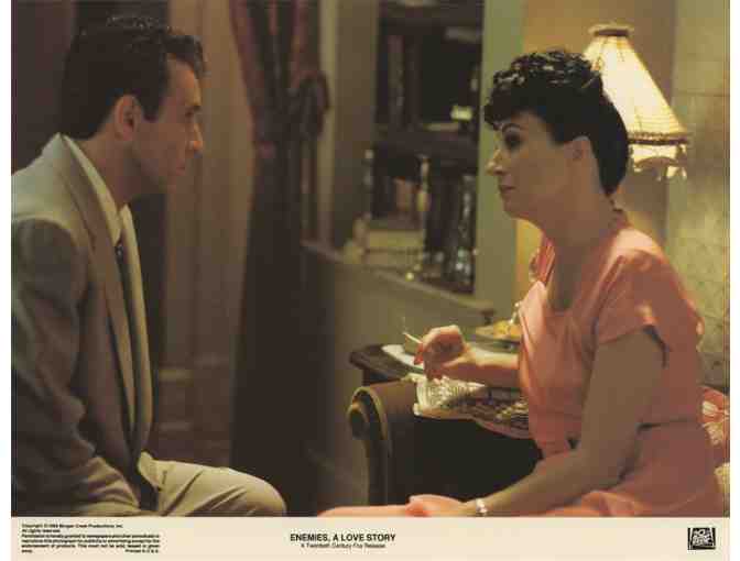 ENEMIES A LOVE STORY, 1989, lobby card set, Ron Silver, Anjelica Huston