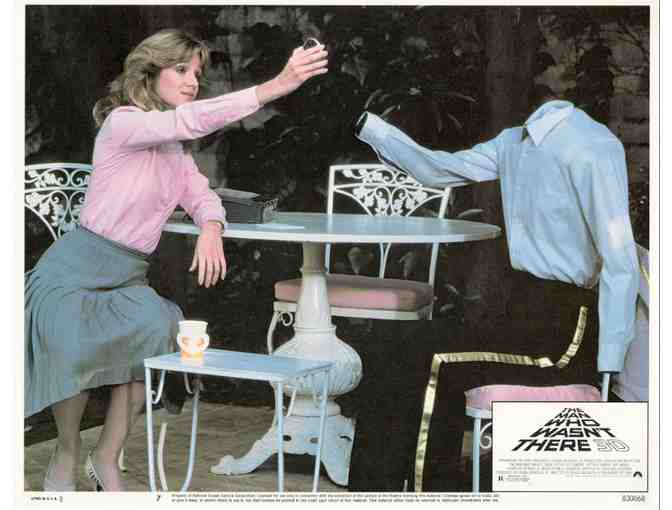 MAN WHO WASNT THERE 3-D, 1983, lobby card set, Steve Guttenberg