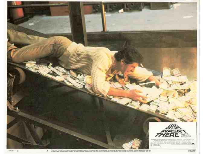 MAN WHO WASNT THERE 3-D, 1983, lobby card set, Steve Guttenberg