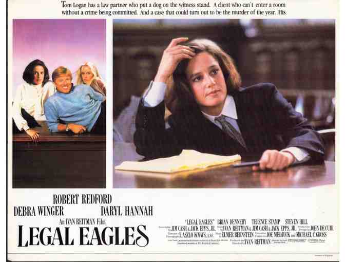 LEGAL EAGLES, 1986, lobby card set, Robert Redford, Daryl Hannah