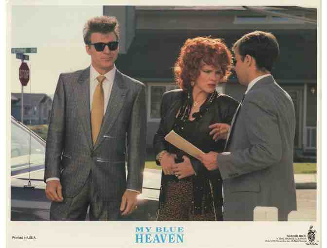 MY BLUE HEAVEN, 1990, lobby card set, Steve Martin, Rick Moranis, Joan Cusack, Bill Irwin.