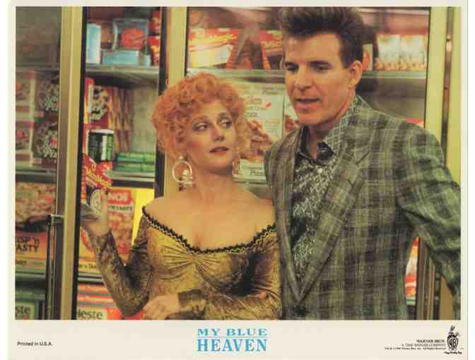 MY BLUE HEAVEN, 1990, lobby card set, Steve Martin, Rick Moranis, Joan Cusack, Bill Irwin.