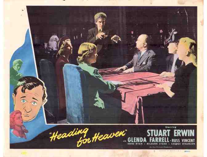 HEADING FOR HEAVEN, 1948, lobby cards, Stuart Erwin, Glenda Farrell