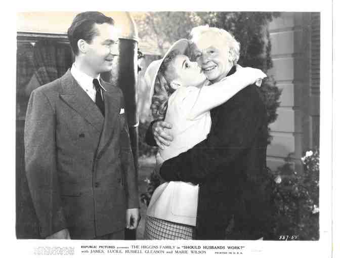 SHOULD HUSBANDS WORK, 1939, Higgins family comedy