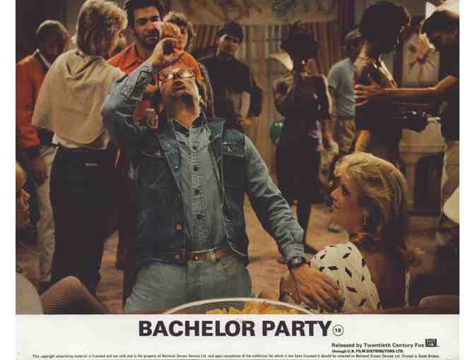 BACHELOR PARTY, 1984, Front of House cards, Tom Hanks