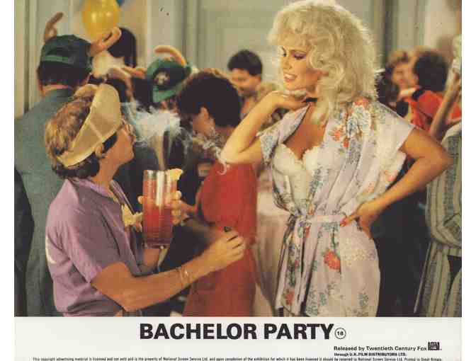 BACHELOR PARTY, 1984, Front of House cards, Tom Hanks