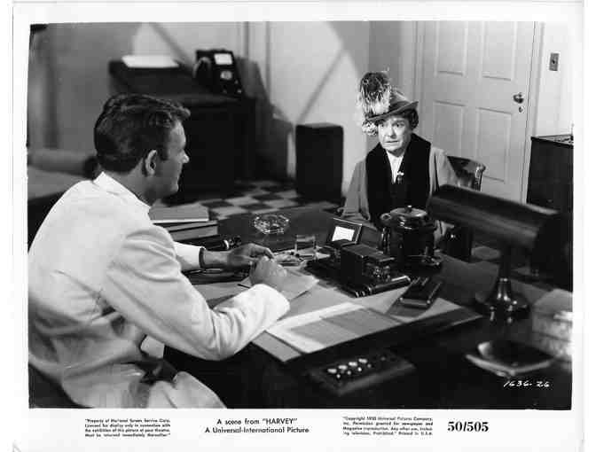 HARVEY, 1950, movie stills, Jimmy Stewart, Josephine Hull