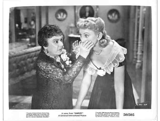 HARVEY, 1950, movie stills, Jimmy Stewart, Josephine Hull