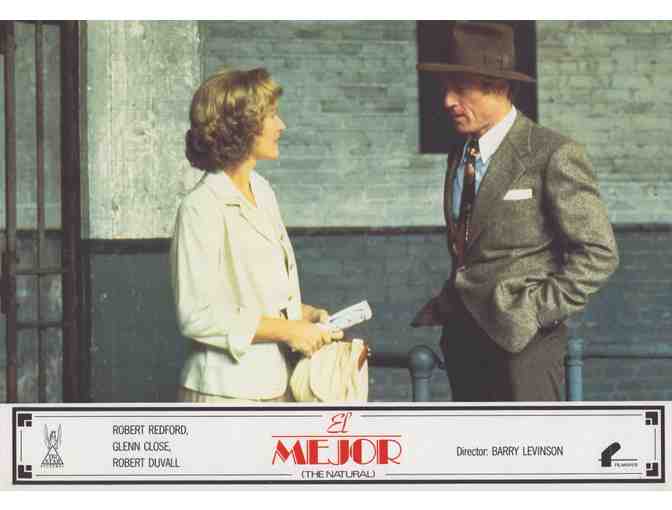 NATURAL, 1984, lobby cards, Robert Redford, Glenn Close