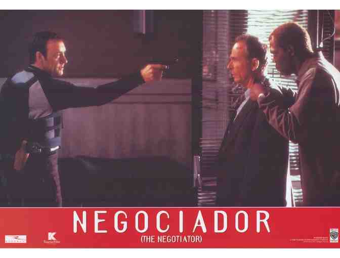 NEGOTIATOR, 1998, cards and stills, Samuel L. Jackson, Kevin Spacey
