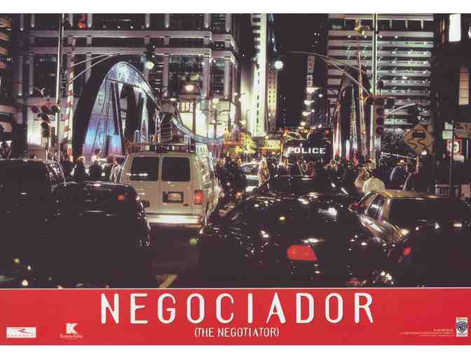 NEGOTIATOR, 1998, cards and stills, Samuel L. Jackson, Kevin Spacey
