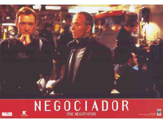 NEGOTIATOR, 1998, cards and stills, Samuel L. Jackson, Kevin Spacey