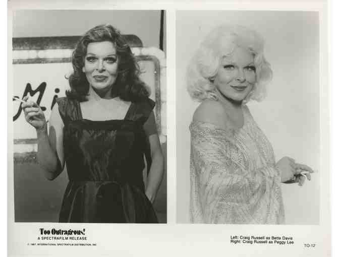 TOO OUTRAGEOUS, 1987, movie stills, Drag-to-Riches story