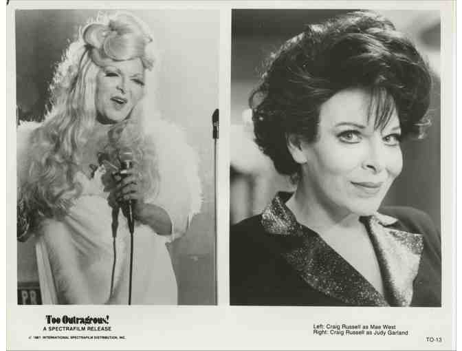 TOO OUTRAGEOUS, 1987, movie stills, Drag-to-Riches story