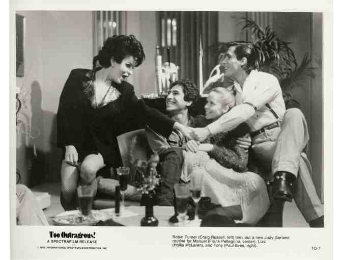 TOO OUTRAGEOUS, 1987, movie stills, Drag-to-Riches story