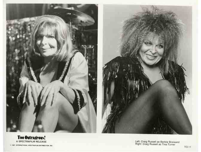 TOO OUTRAGEOUS, 1987, movie stills, Drag-to-Riches story