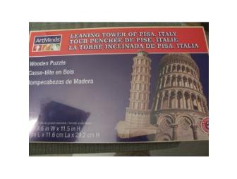 Art Mind Wooden Puzzles - Leaning Tower of Pisa & Willis Tower, Chicago