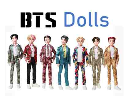 BTS Idol Core Fashion Doll, Bangtan Boys Doll Bundle, Set of 7