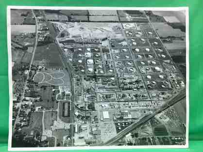 14x11 Aerial Refinery Photo - May 1970