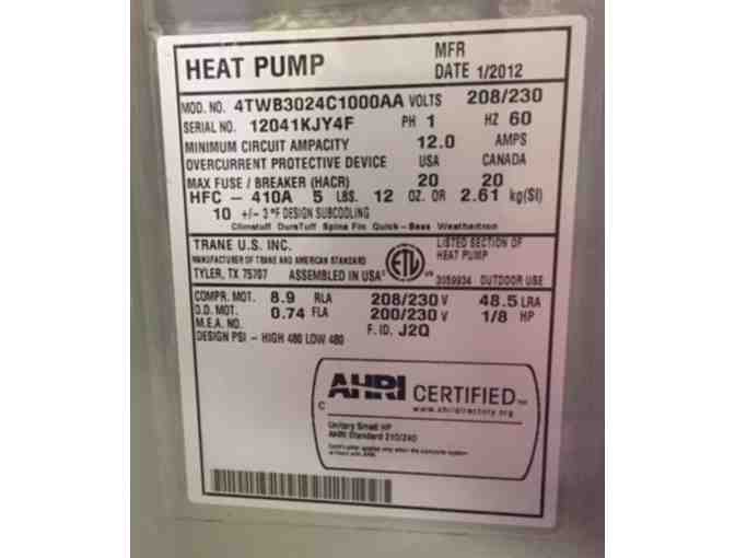 24,000 BTU Heat Pump w/ Ceiling Cassette Air Handler