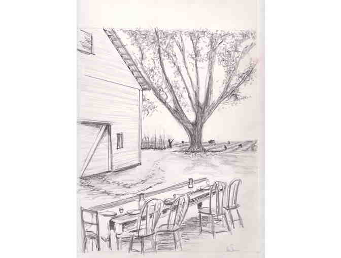 Framed Drawing by Warren Irwin