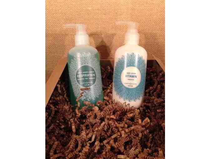 Earthsavers Shower Gel and Prevent lotion