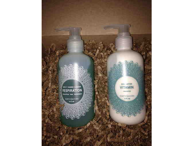 Earthsavers Shower Gel and Prevent lotion