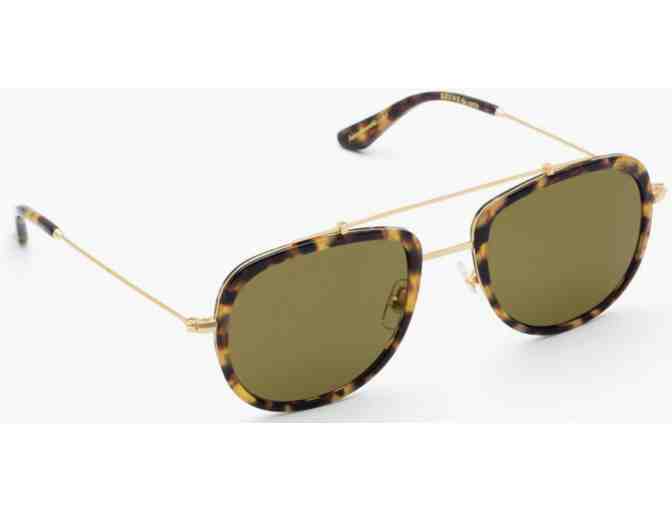Krewe Optic Eyewear Sunglasses - Breton Blonde Tortoise Polarized 24K