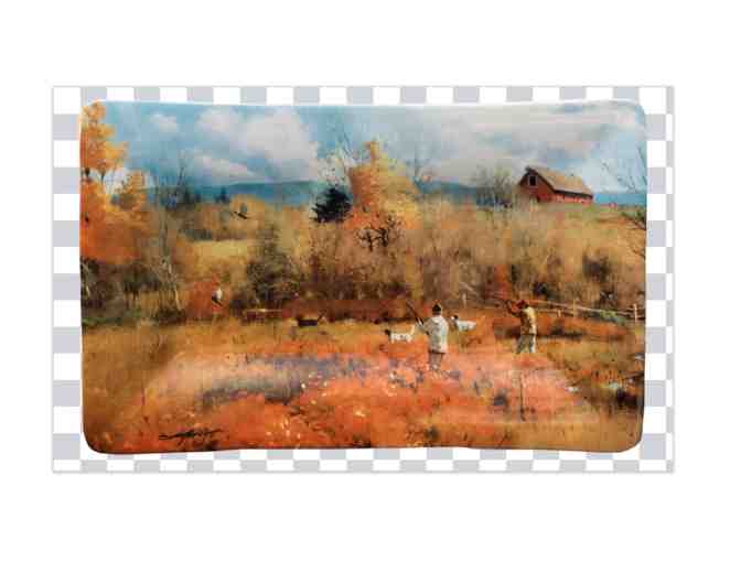 Gitter Gallery - 'Autumn Pheasants' Platter - The Brett Smith Sporting Art Collection