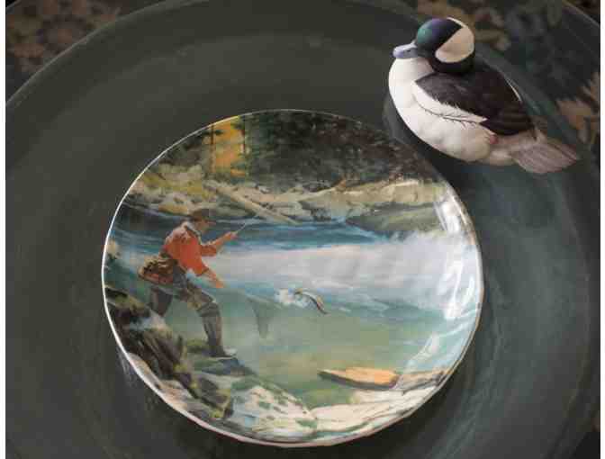 Gitter Gallery - 'Deep in the Pool' Plate - The Brett Smith Sporting Art Collection