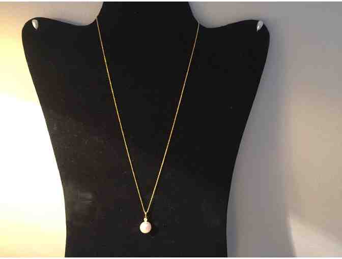 Jewelry - Pearl Pendant with Diamond - Wellington & Company