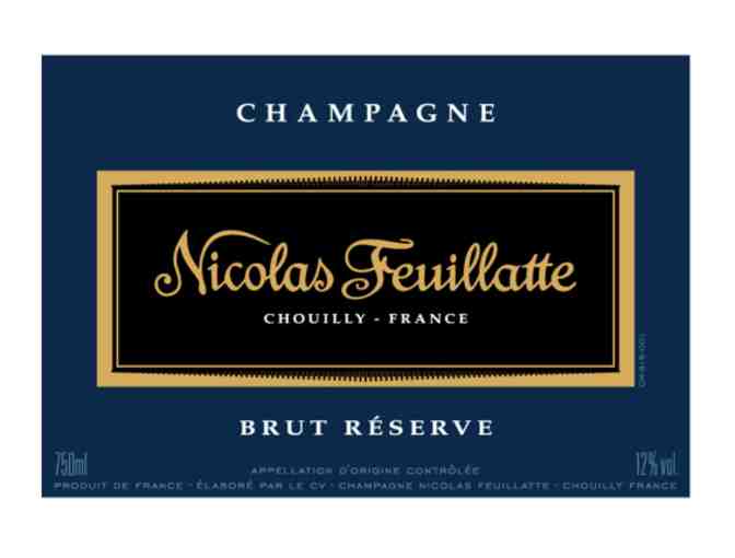 2 Magnum Bottles of Nicolas Feuillatte Non-Vintage Brut Champagne