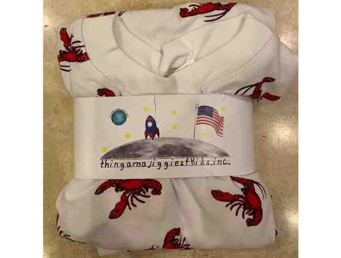 Pippen Lane $100 Gift Certificate + Size 8 Lobster Pajamas by Thingamajiggiest4Kids