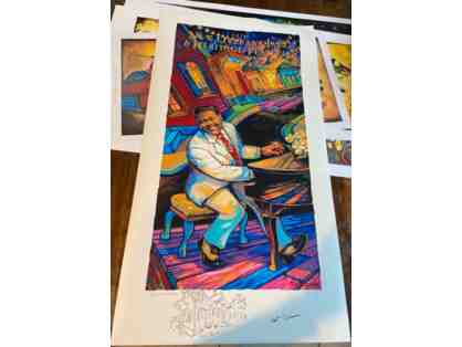 Official 2018 Jazz & Heritage Festival Poster by Terrance Osborne & Alltmont Certificate!