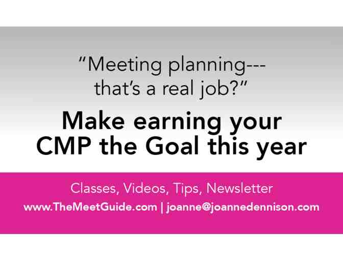 One (1) Class Registration - Joanne Dennison's 16 Hour Intensive CMP Prep Course